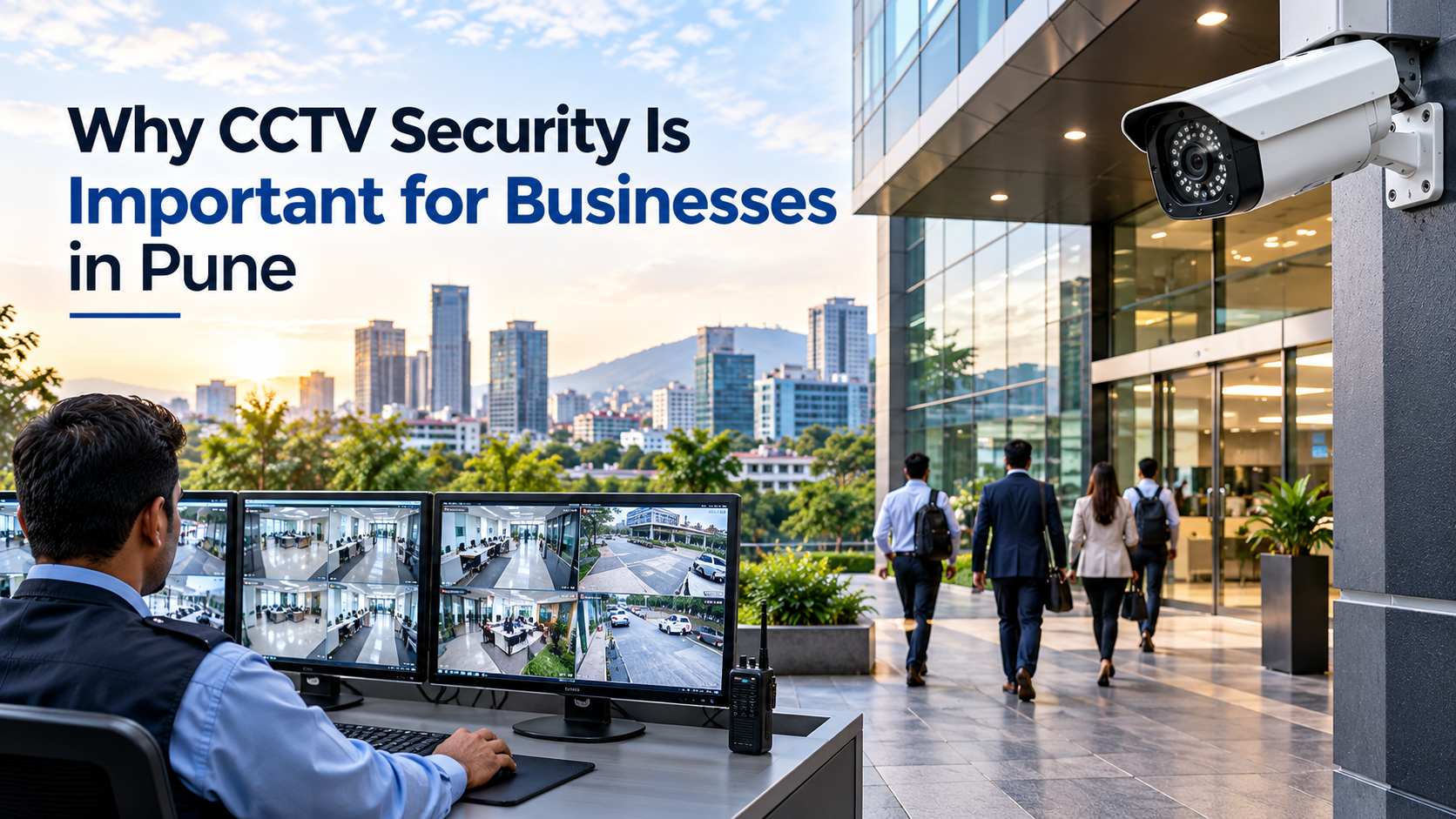 CCTV security camera for businesses in Pune
