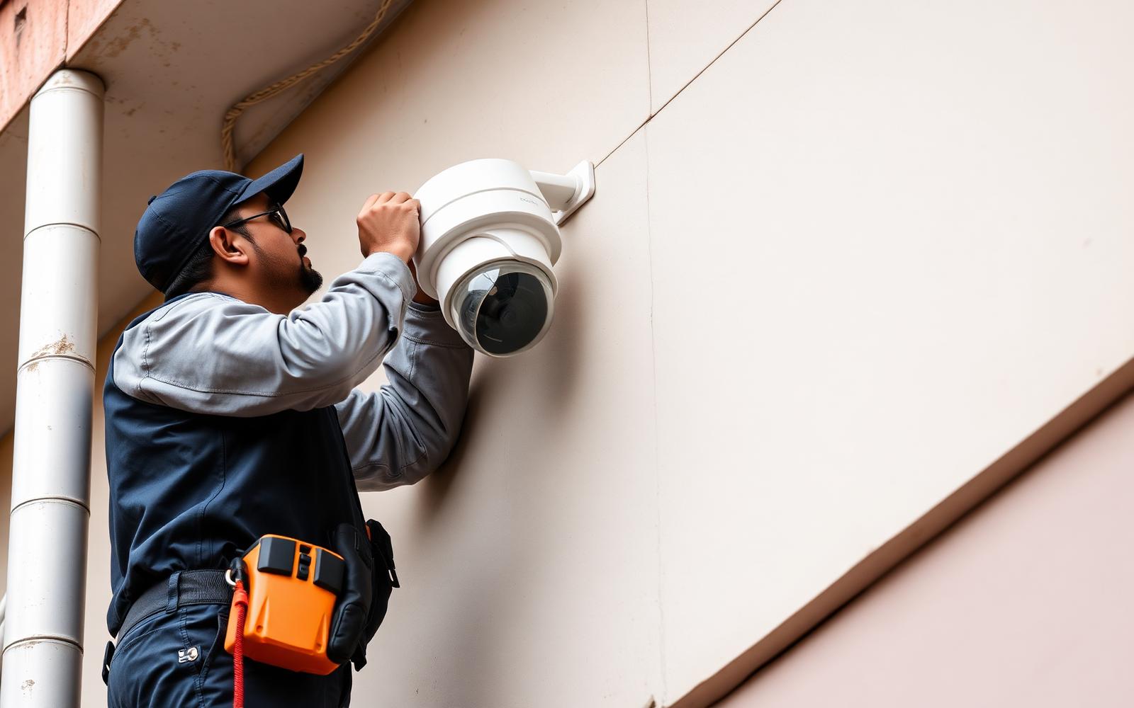 CCTV camera installation in progress in Pune
